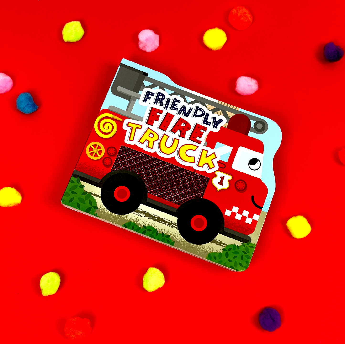 Friendly Fire Truck Sensory Book