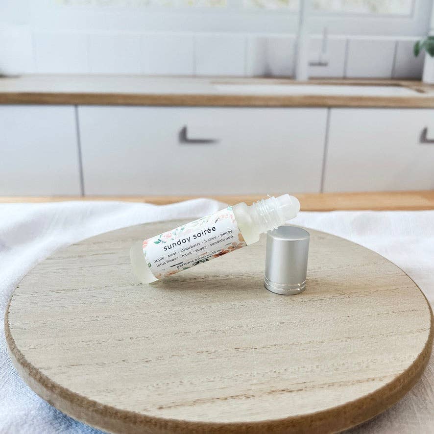 Sunday soirée | hand poured perfume oil roller | spring fragrances