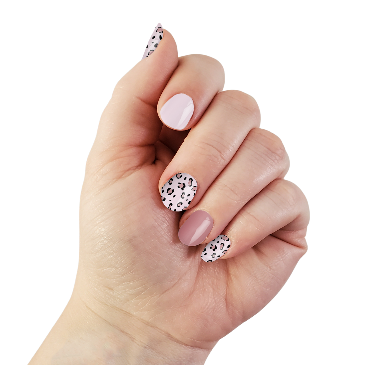Luxe Leopard | Mauve Pink Animal Print Nail Art Nail Wrap