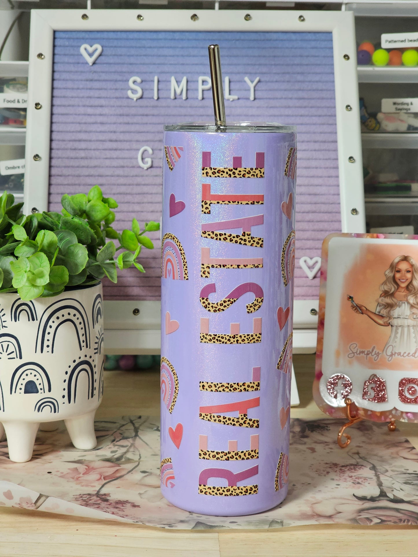 Real Estate - Purple Shimmer - Simply Graced Mama