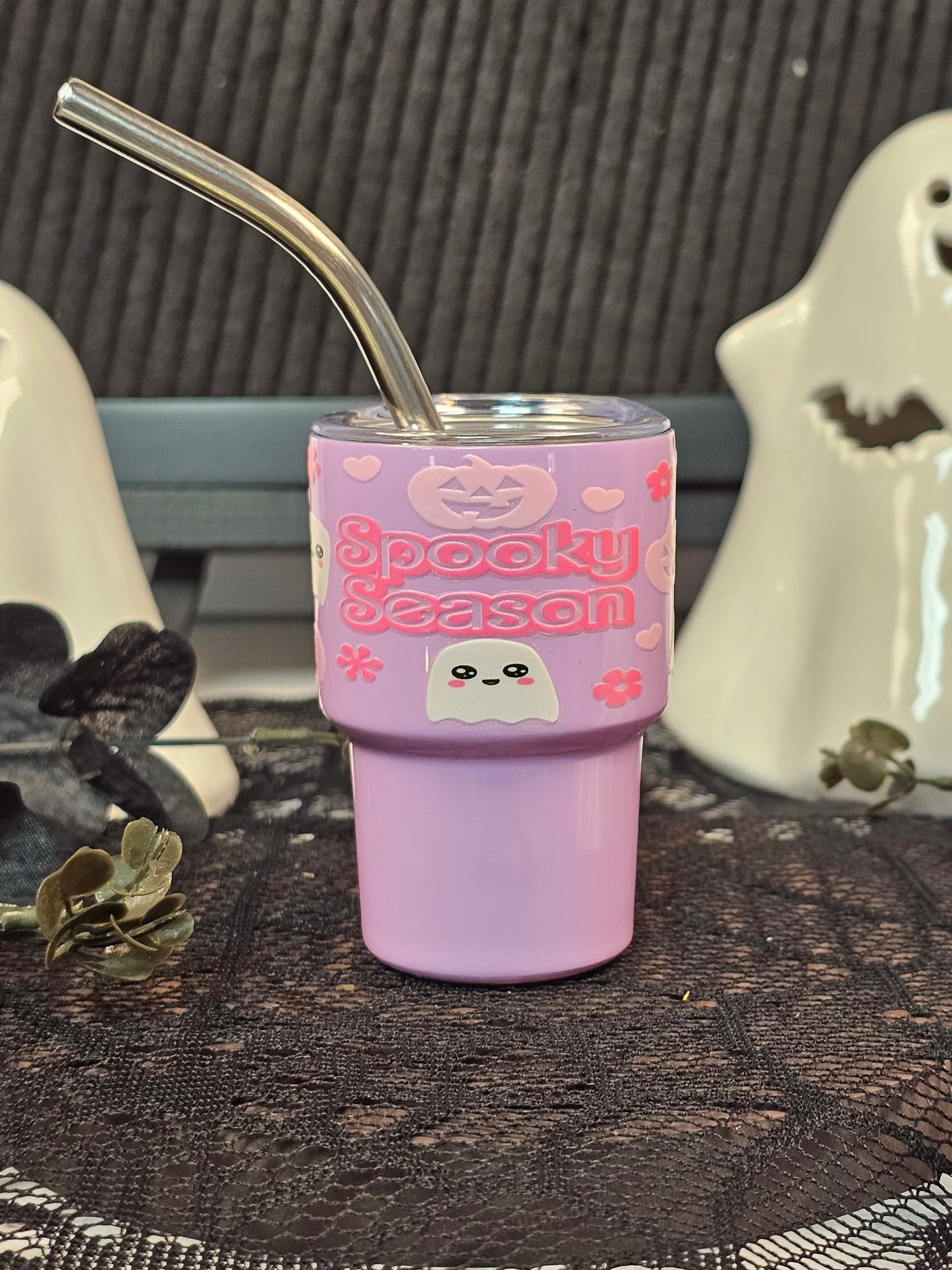 Spooky Season Mini Tumbler Shot Glass - Simply Graced Mama