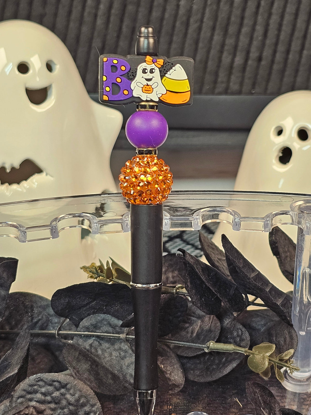 BOO Beaded Pen - Simply Graced Mama