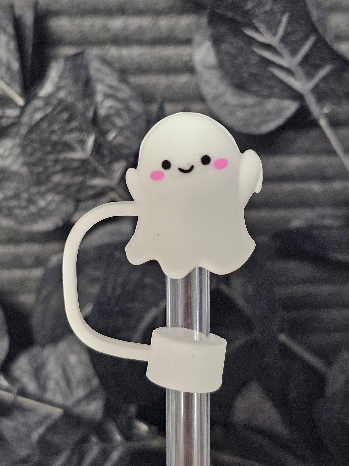 Ghost Straw Topper - Simply Graced Mama