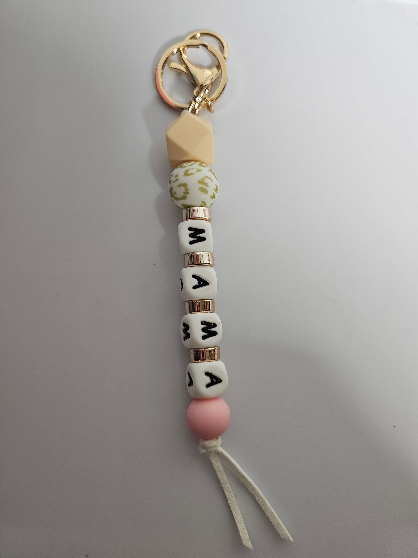 Mama Beaded Keychain #1 - Simply Graced Mama