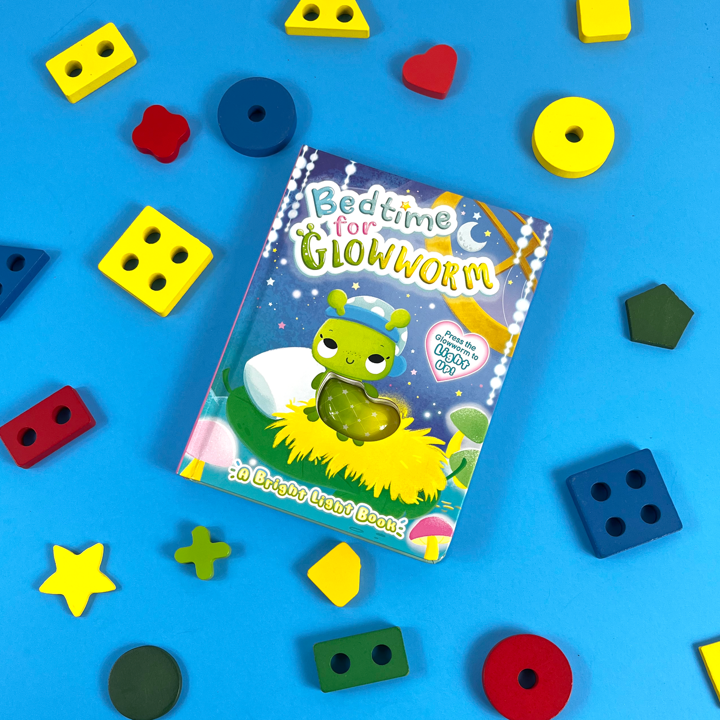 Bedtime for Glowworm Sensory Touch and Light-Up Book