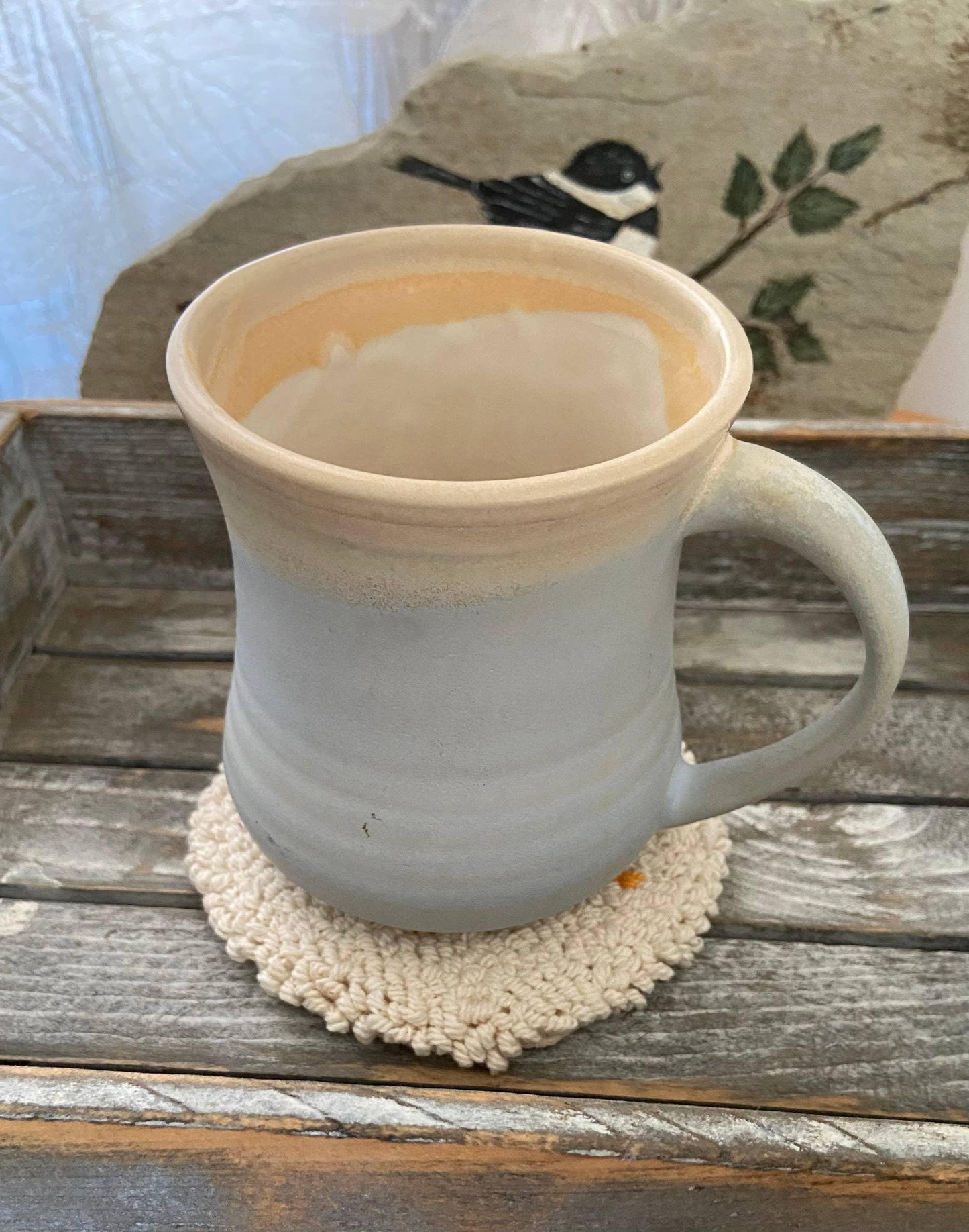 Smiley Face Mug Rug Coaster - Simply Graced Mama