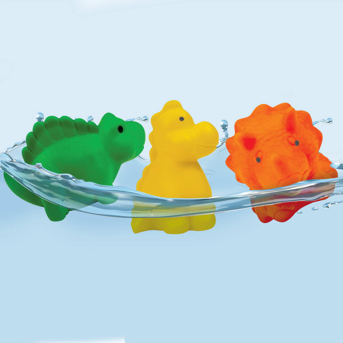 Dino Friends Splish! Splash! Bath! - Children's Waterproof Bath Book and Toy Set - Simply Graced Mama