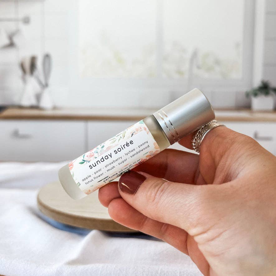 Sunday soirée | hand poured perfume oil roller | spring fragrances