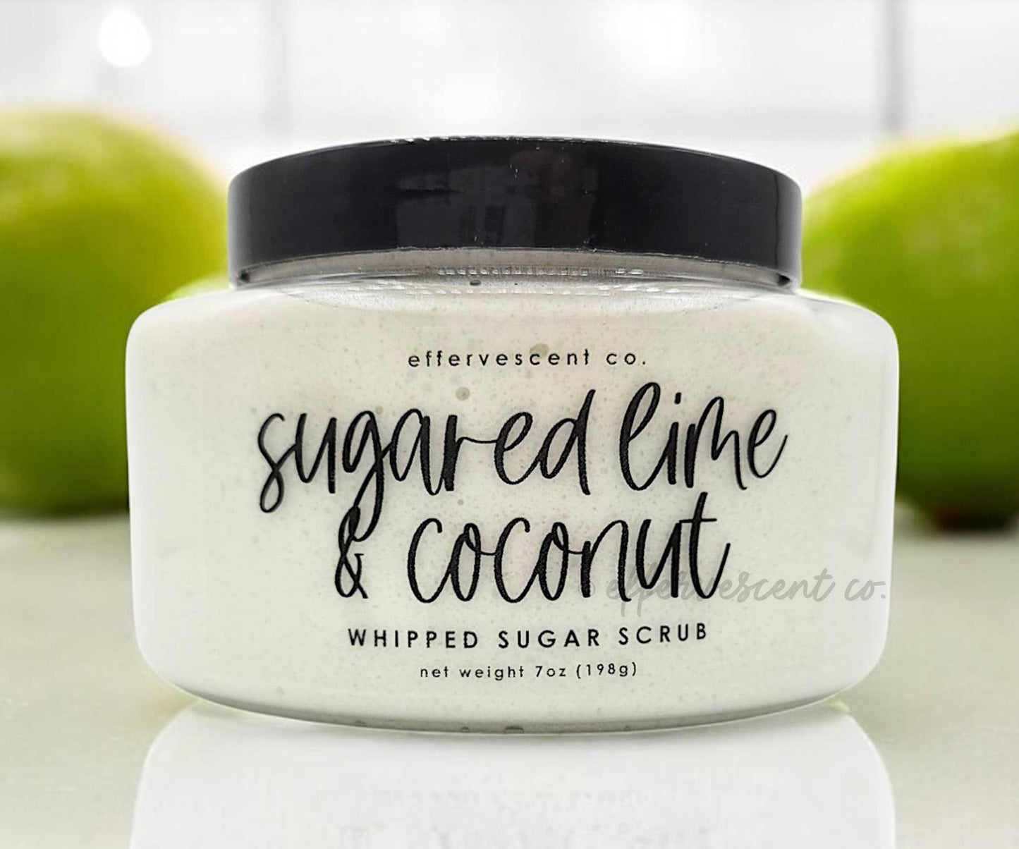 Sugared Lime & Coconut Whipped Sugar Scrub
