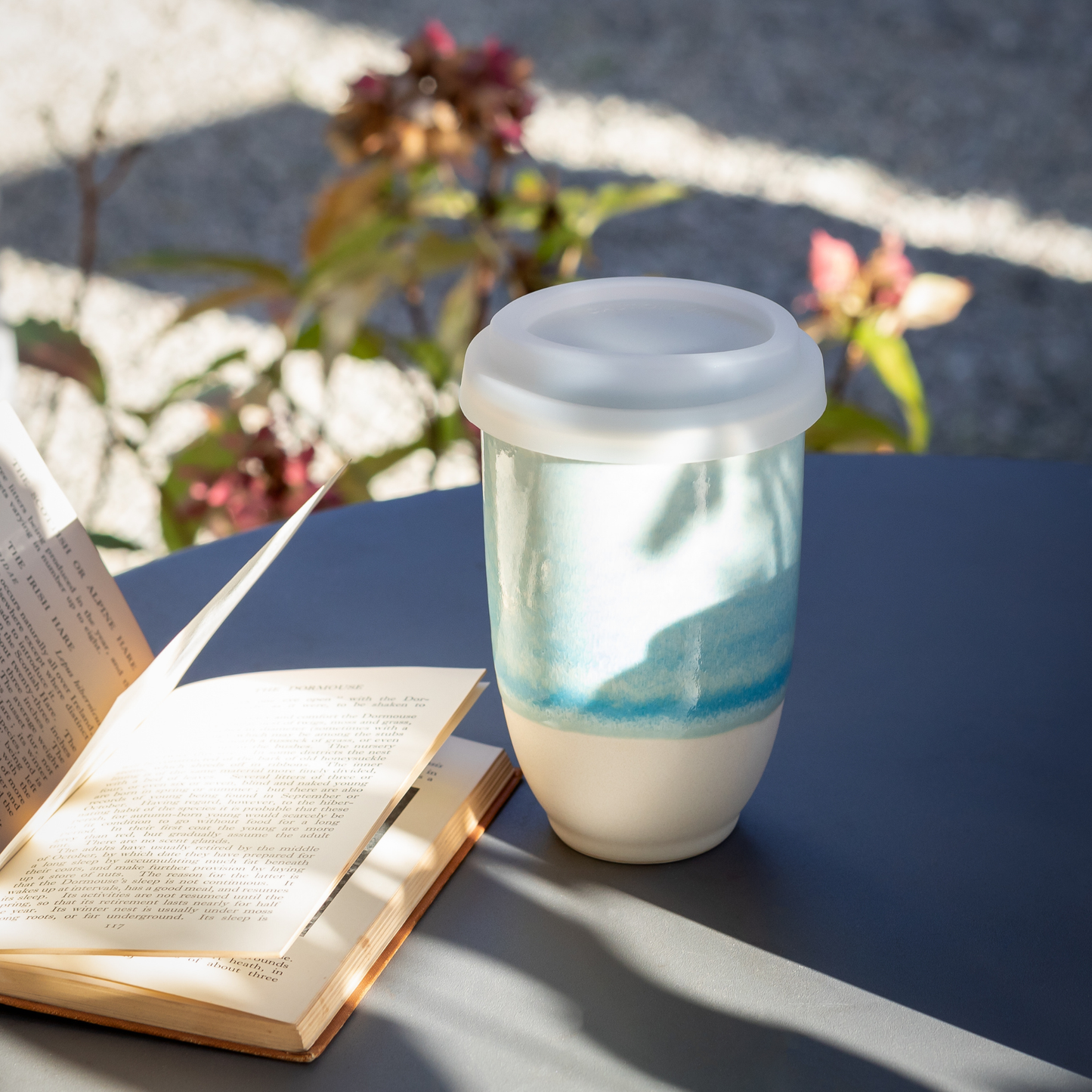 Lagoon Portable Ceramic Cup - Simply Graced Mama