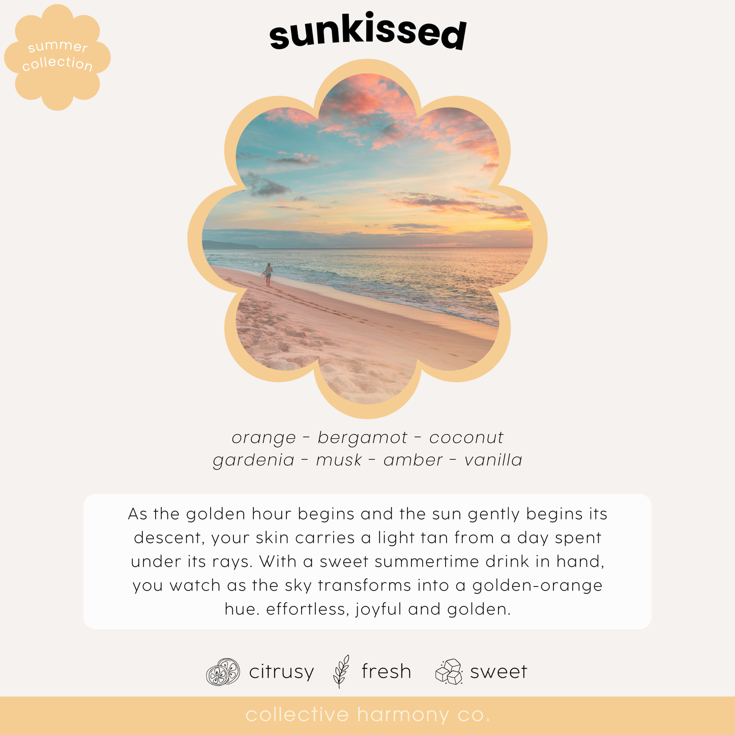 Sunkissed | perfume oil roller | summer perfume fragrances