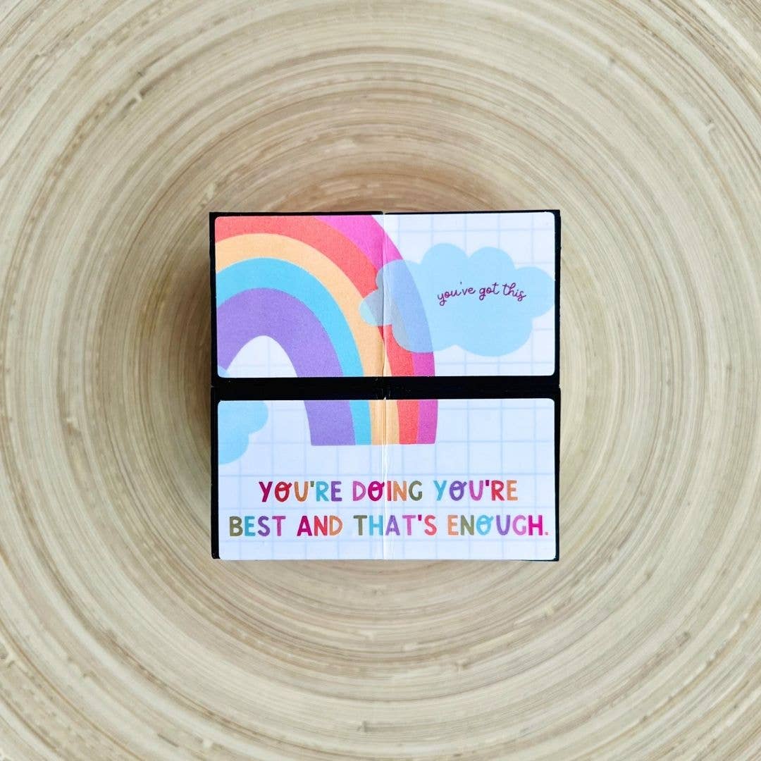 Positive Affirmations Fidget & Inspirational Stress Toy - Simply Graced Mama
