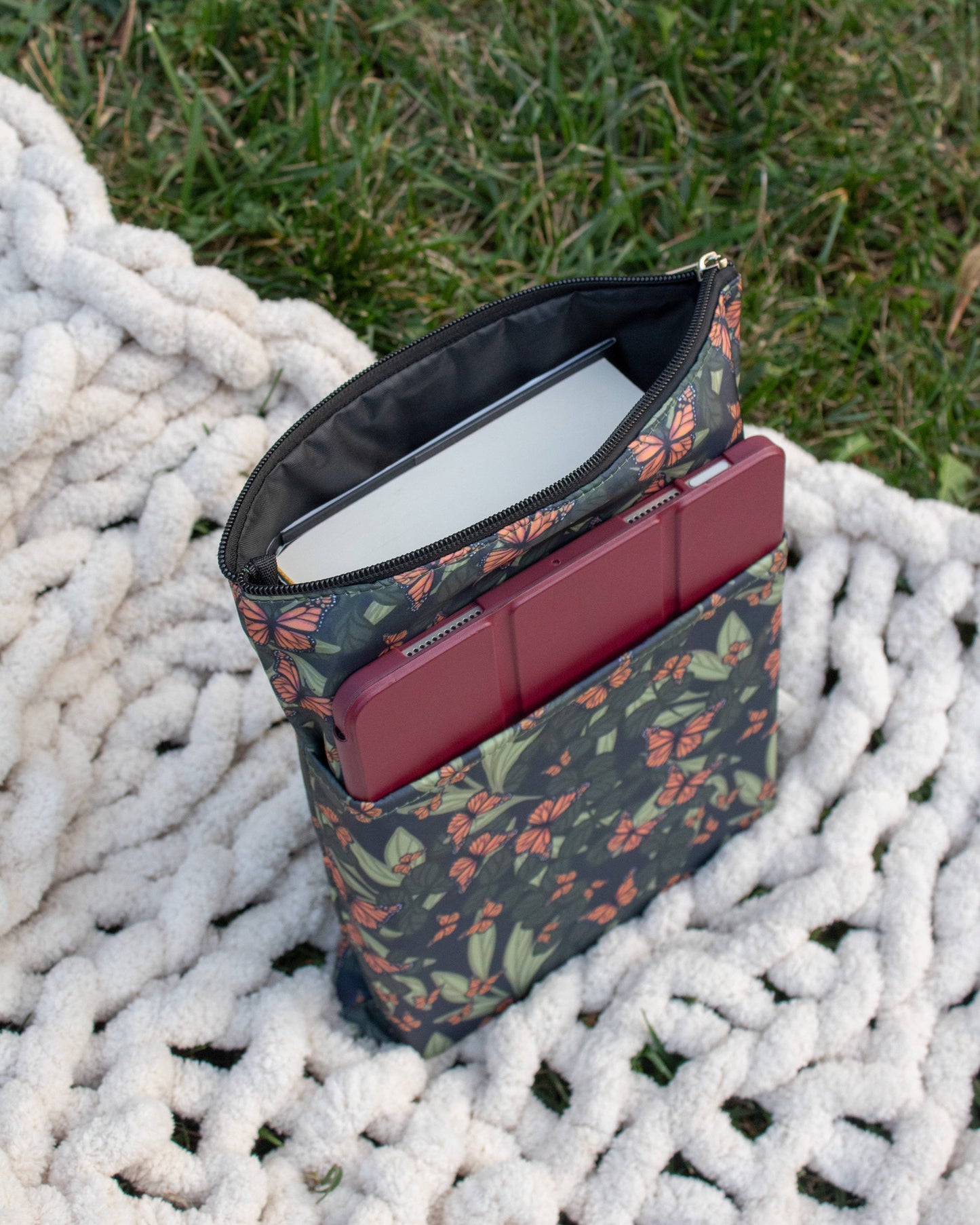 Butterfly Garden Book & Tablet Sleeve