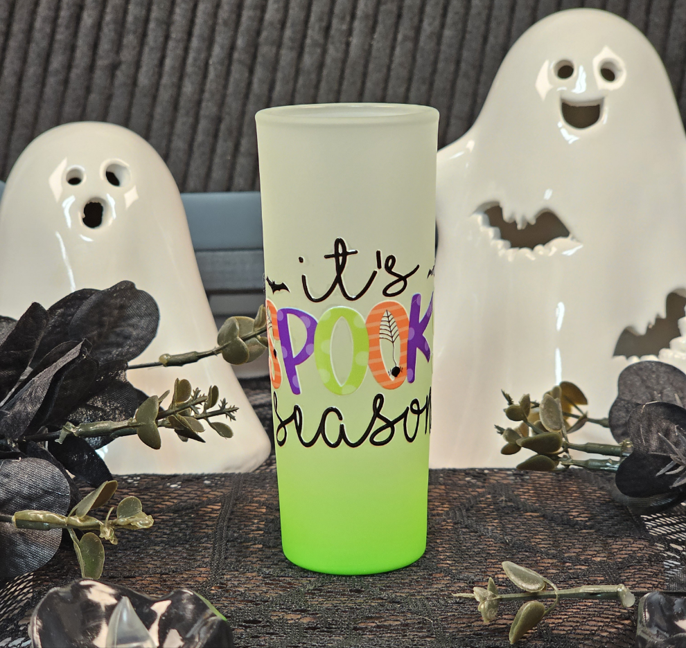 It's Spooky Season Shot Glass - Simply Graced Mama