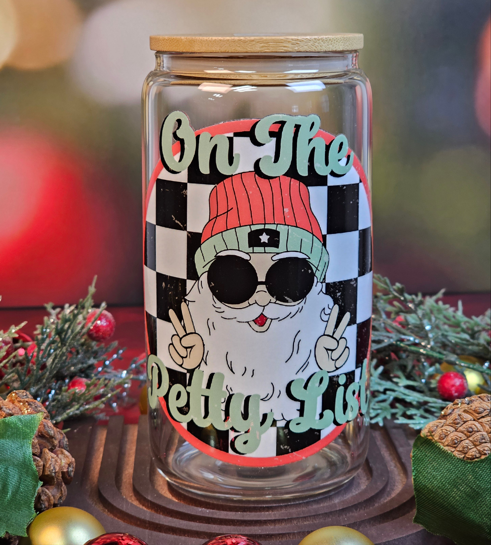 On The Petty List Libbey Glass Cup - Simply Graced Mama