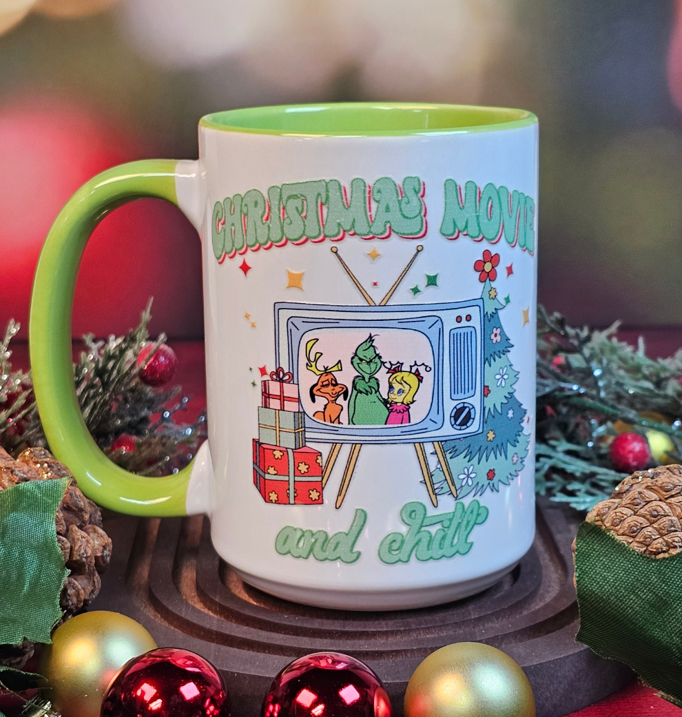 Christmas Movies and Chill Coffee Mug - Simply Graced Mama