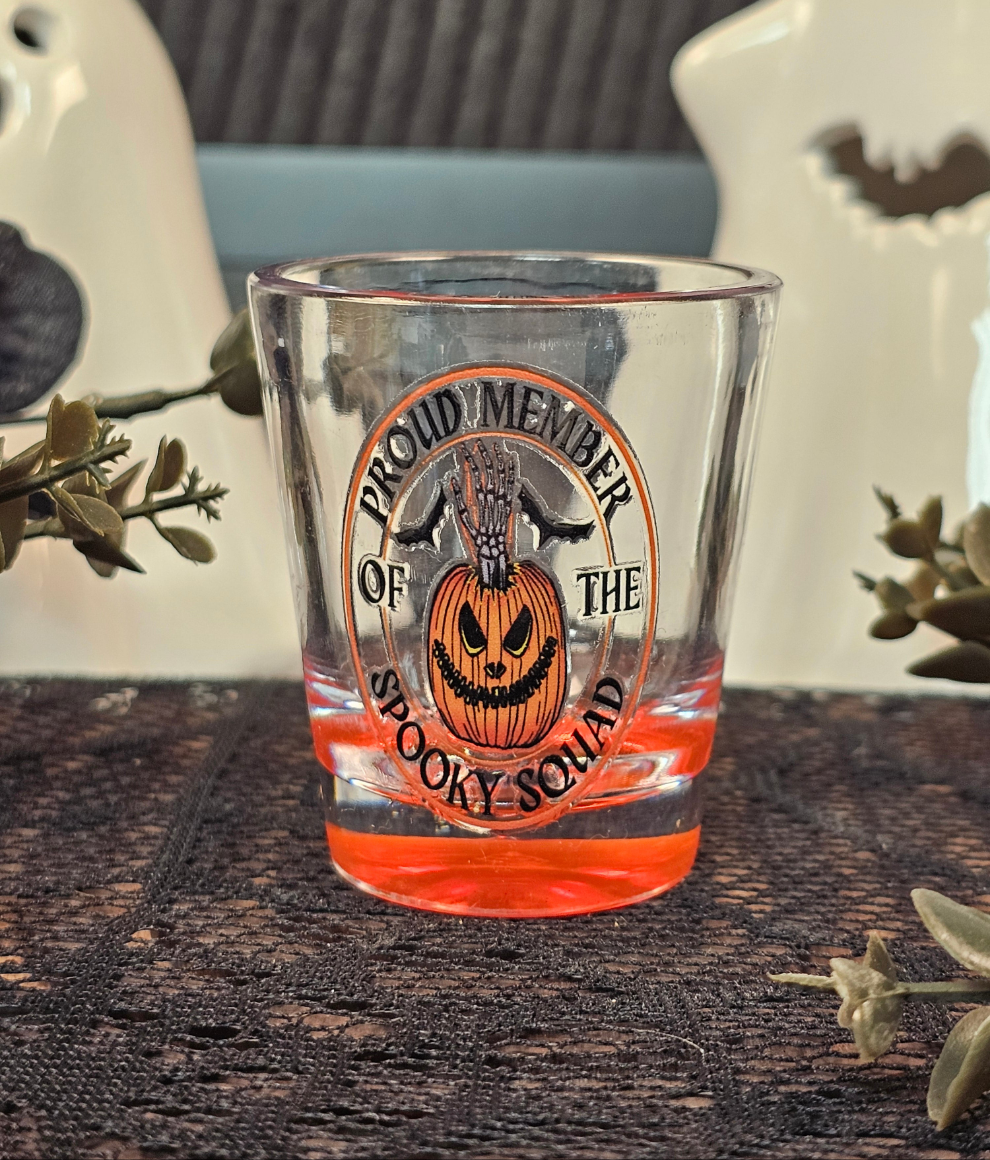 Proud Member of the Spooky Squad Shot Glass - Simply Graced Mama