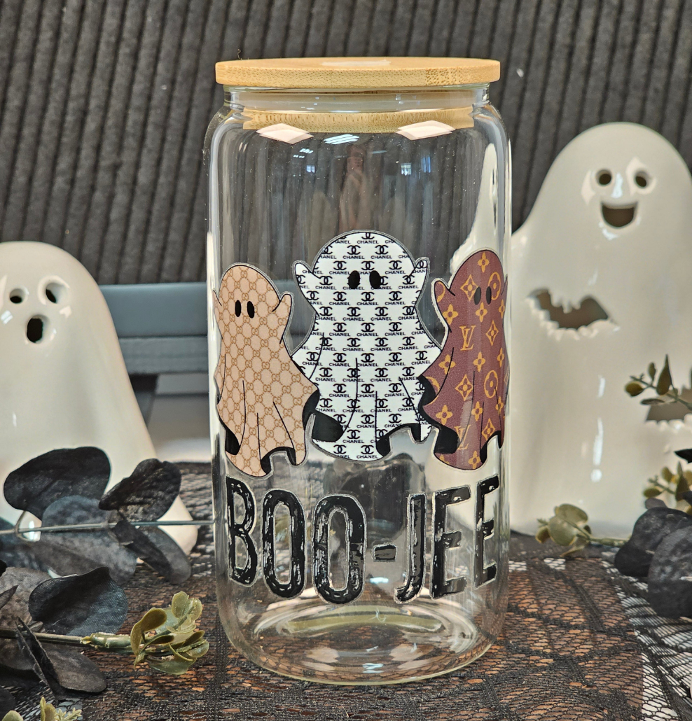 Designer Inspired BOO-JEE Libbey Glass Cup - Simply Graced Mama