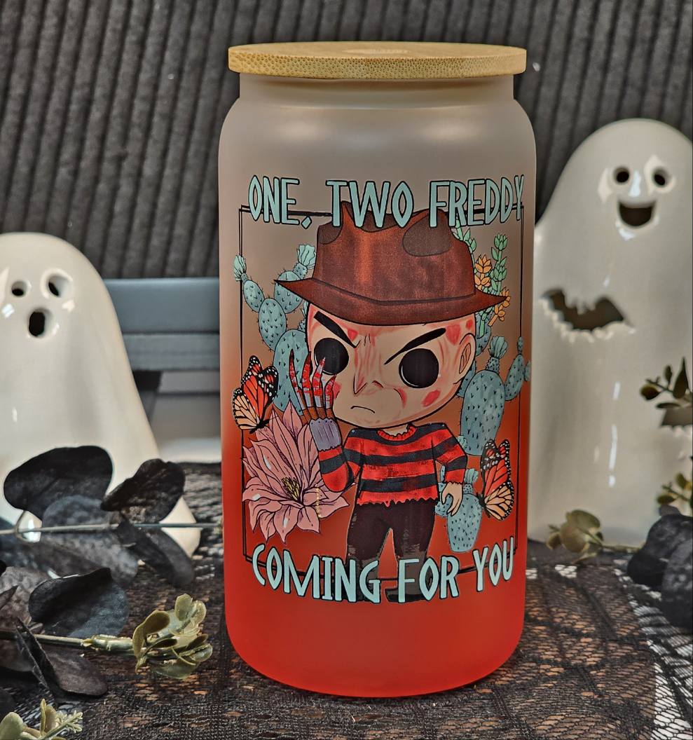 I'm Coming For You, Red Freddie Horror Libbey Cup - Simply Graced Mama