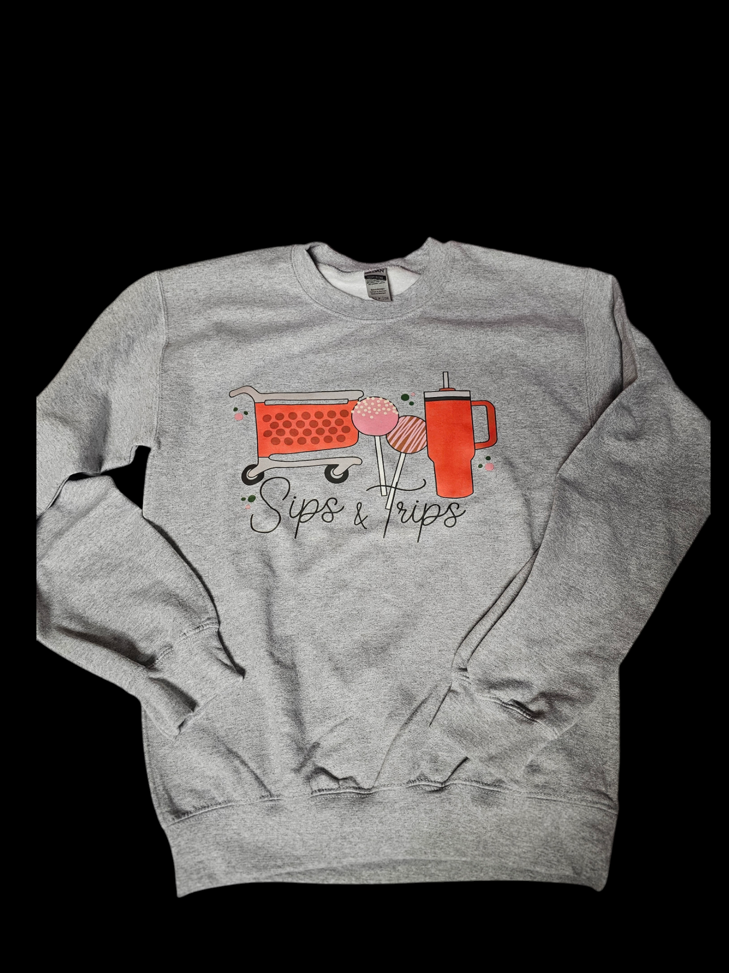 Sips & Trips Crewneck - Simply Graced Mama