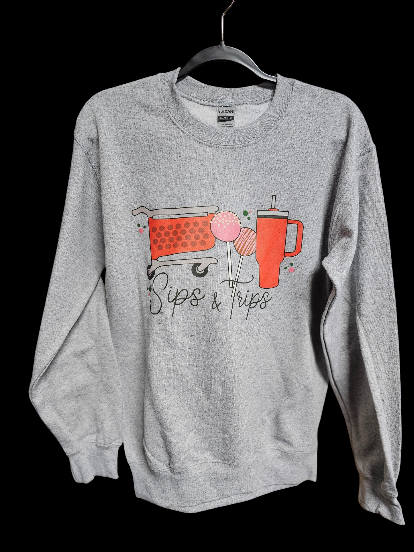 Sips & Trips Crewneck - Simply Graced Mama