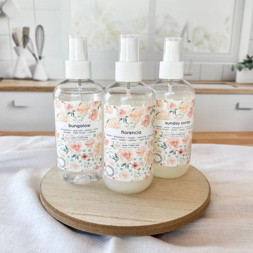 Sunday soirée | room + linen mist | spring fragrances