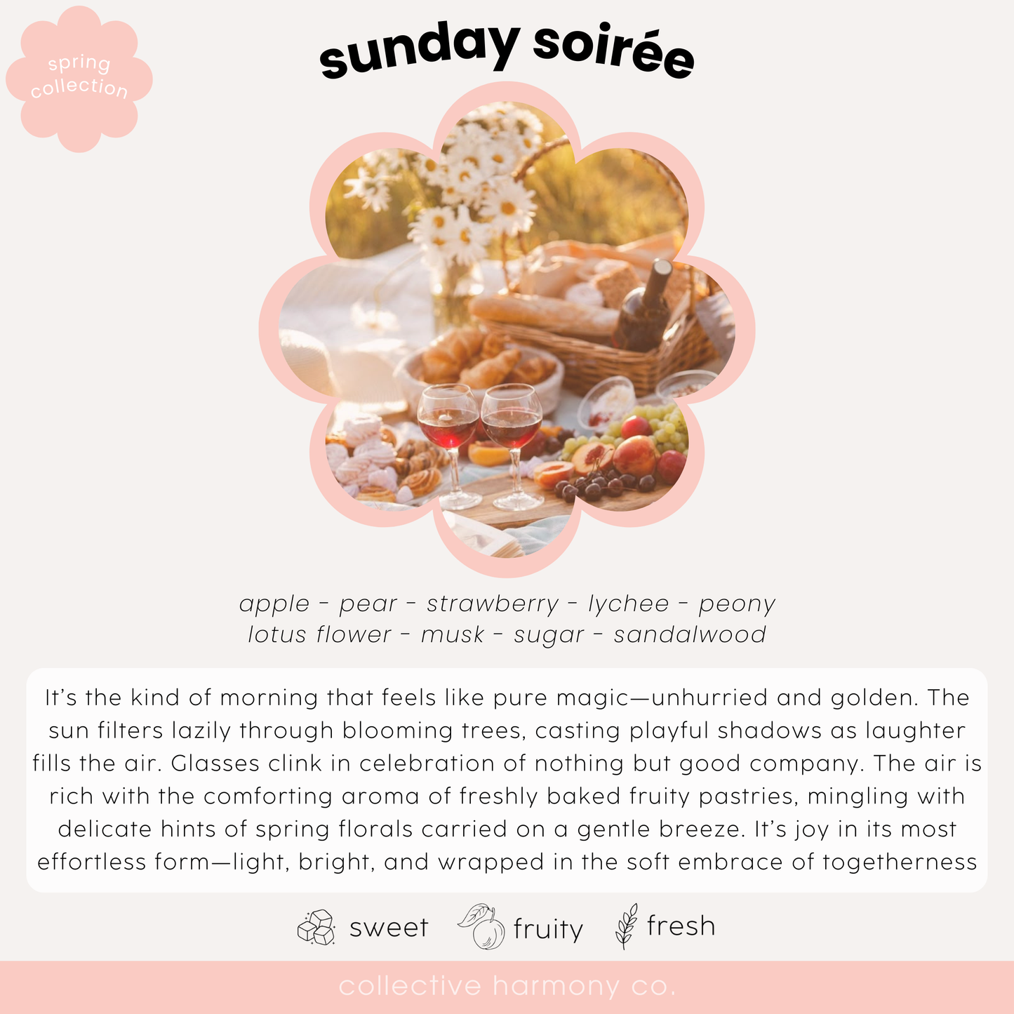 Sunday soirée | room + linen mist | spring fragrances