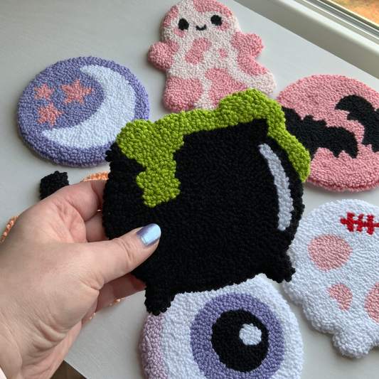 Cauldron Mug Rug Coaster - Simply Graced Mama