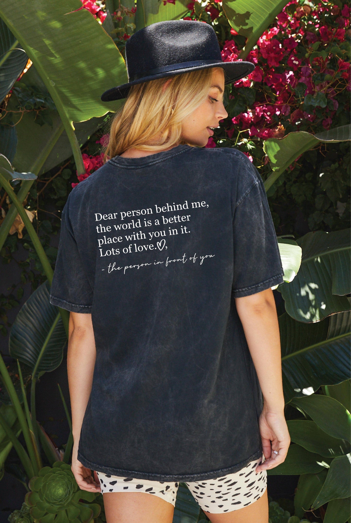 DEAR PERSON BEHIND ME Mineral Graphic Tee - Simply Graced Mama