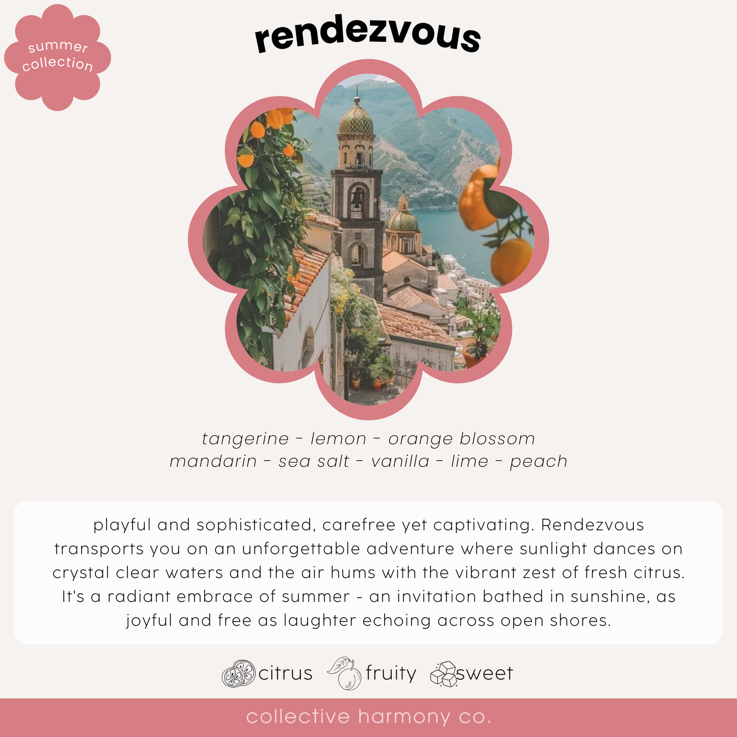 Rendezvous | room + linen mist | summer fragrances