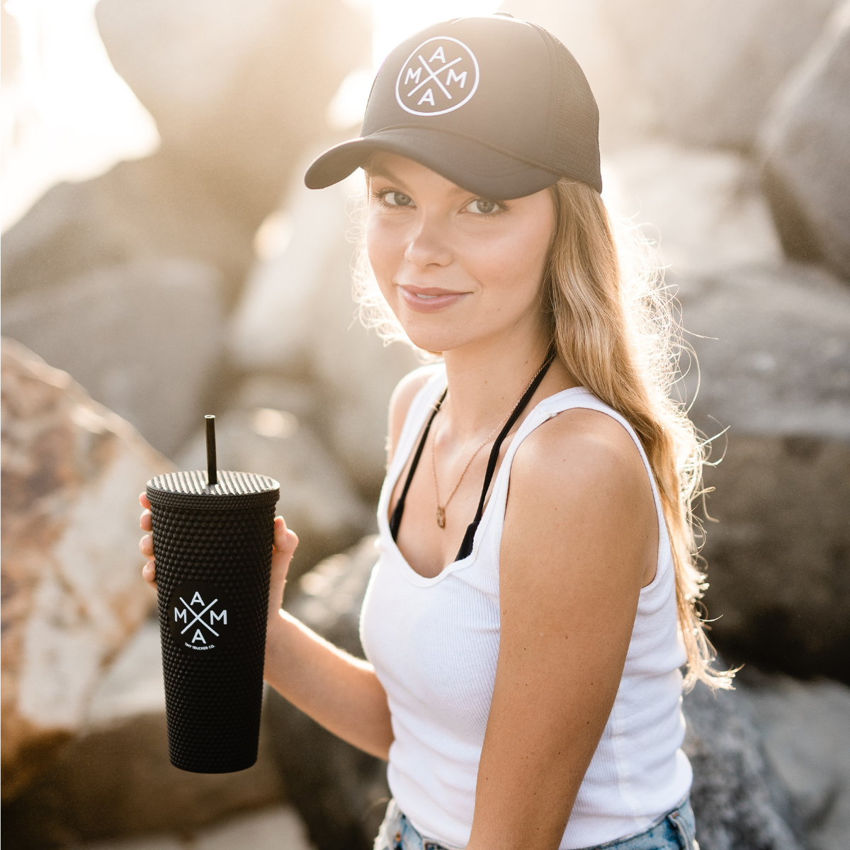 Mama X™ Studded Plastic Tumbler