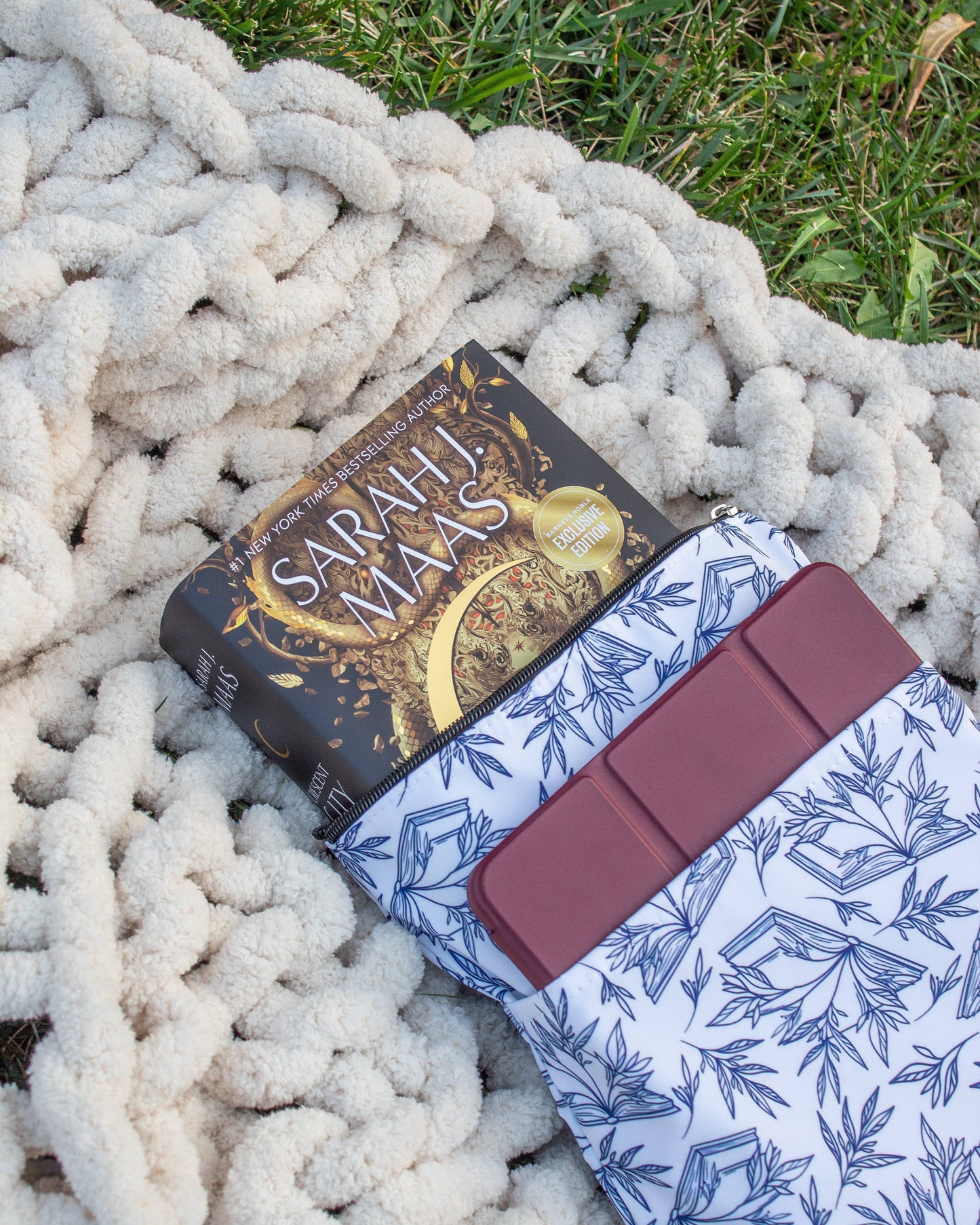 Porcelain Books Book & Tablet Sleeve