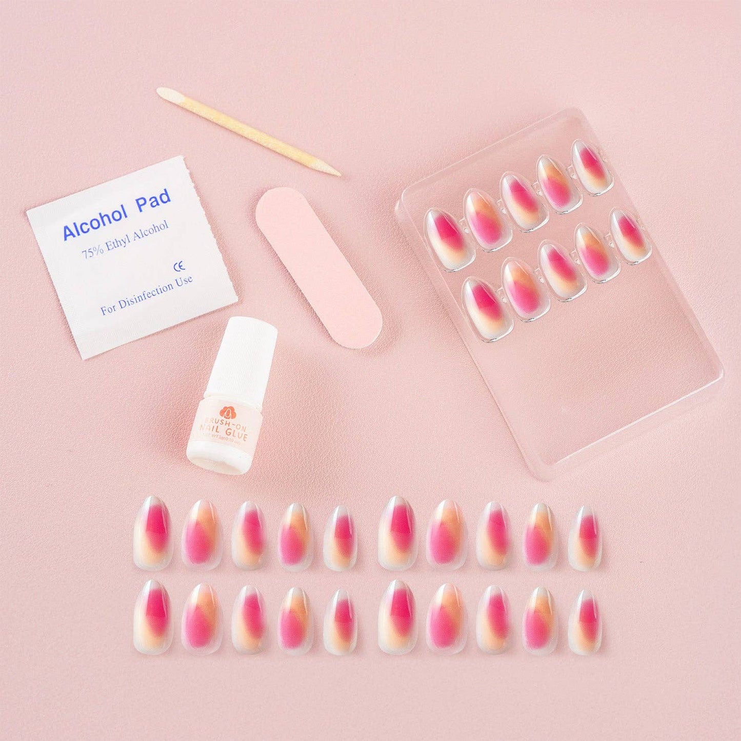 Dreamsicle Press On Nails