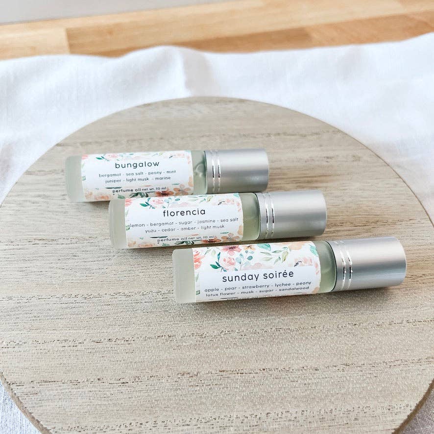 Sunday soirée | hand poured perfume oil roller | spring fragrances