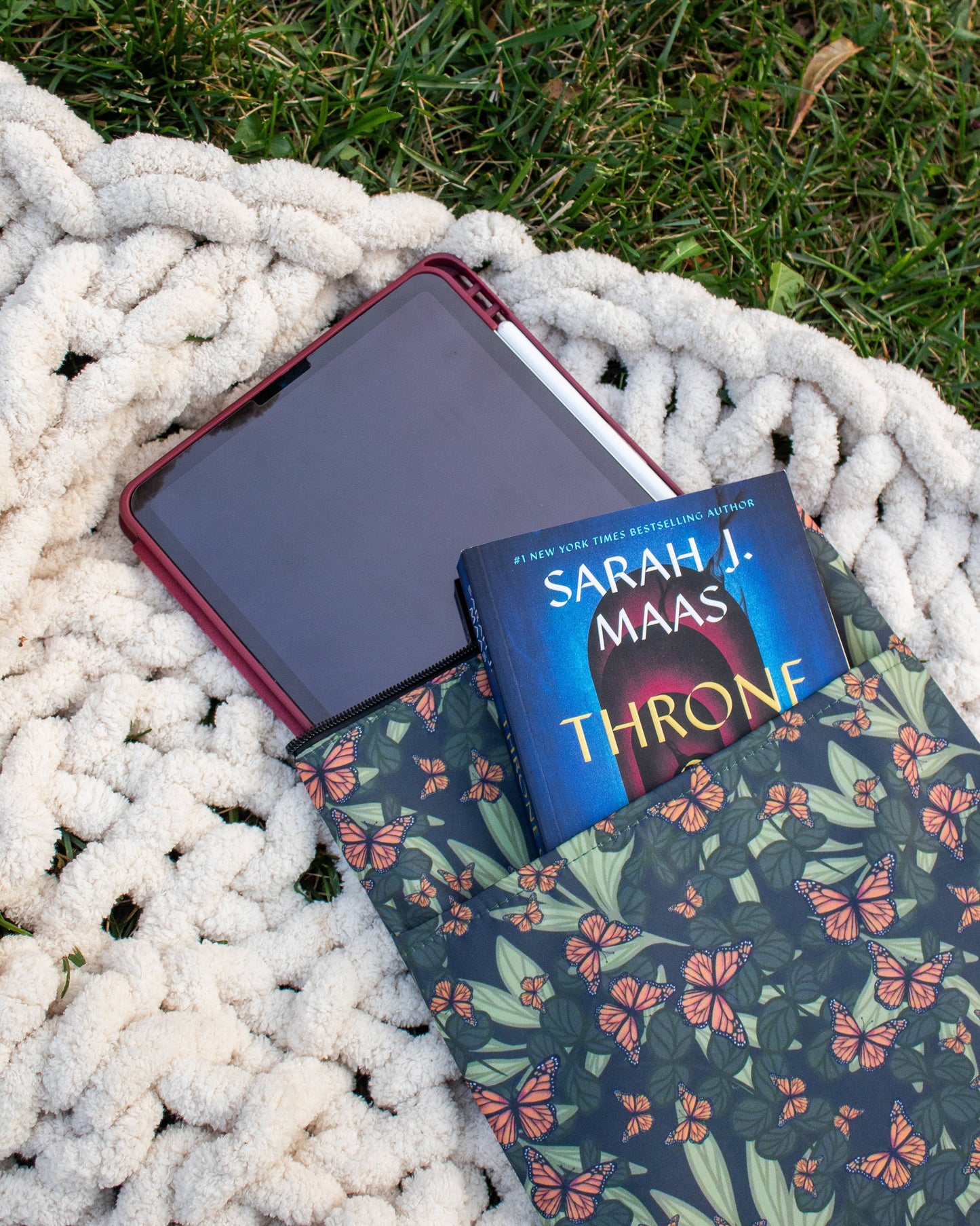 Butterfly Garden Book & Tablet Sleeve