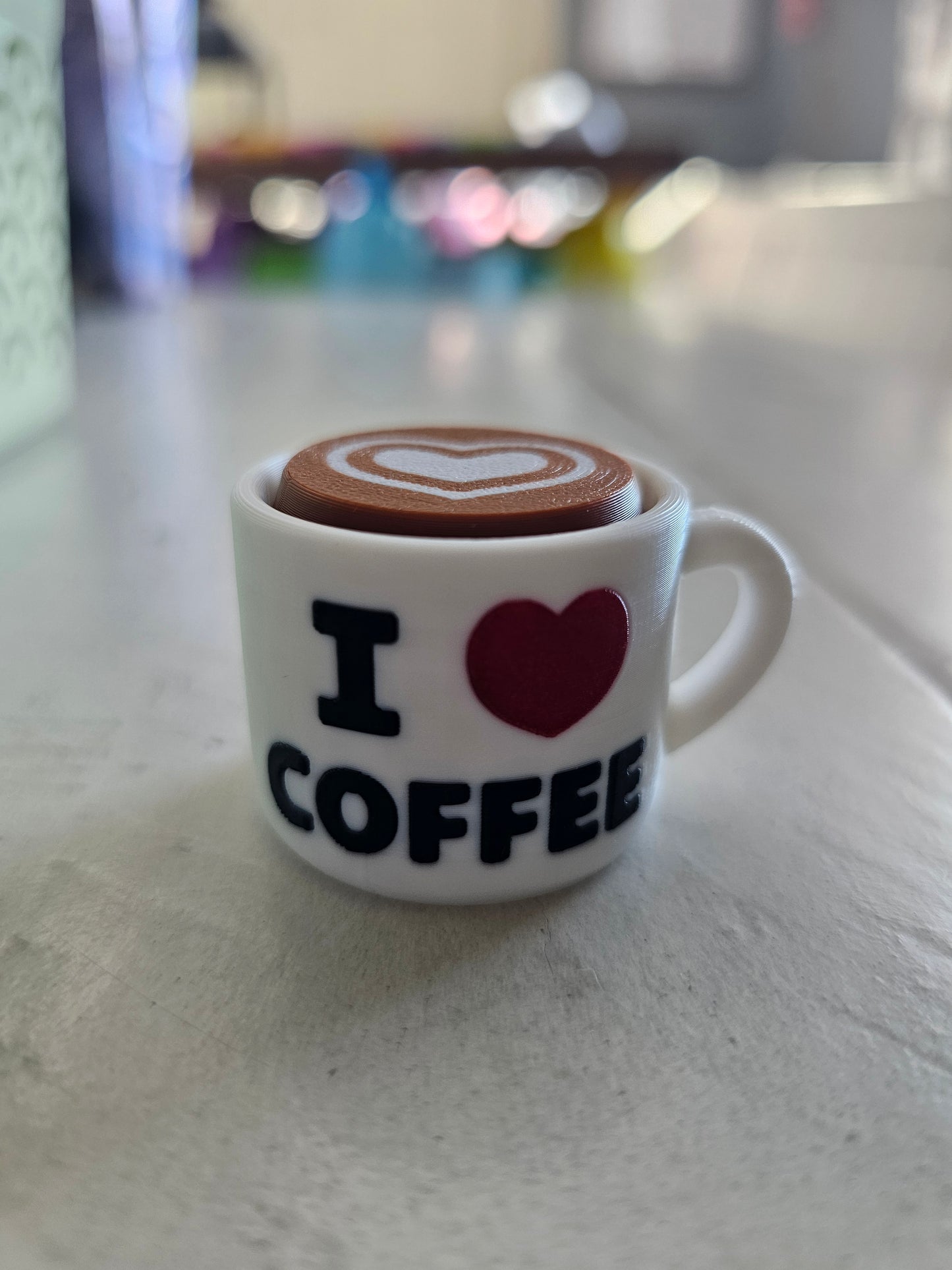 Coffee Mug Keyboard Clicker Fidget