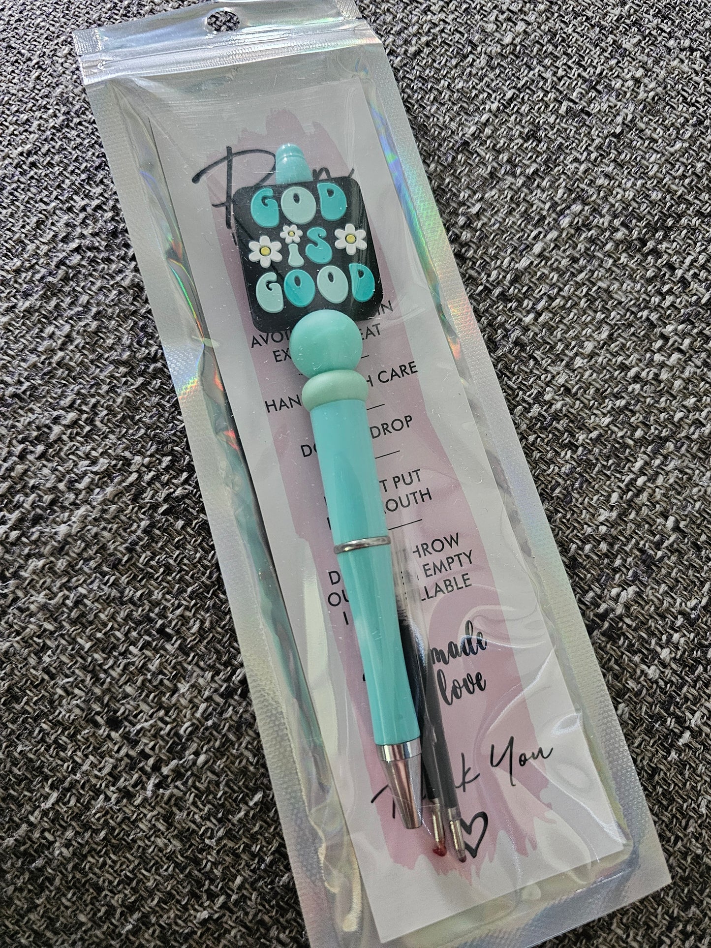 God is Good Beaded Pen