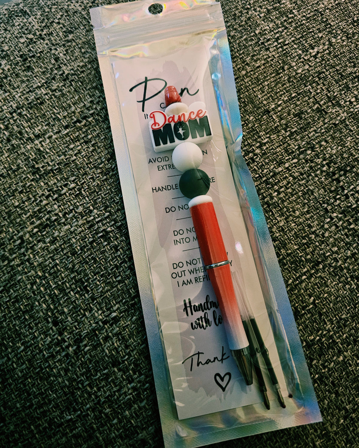 Dance Mom Beaded Pen