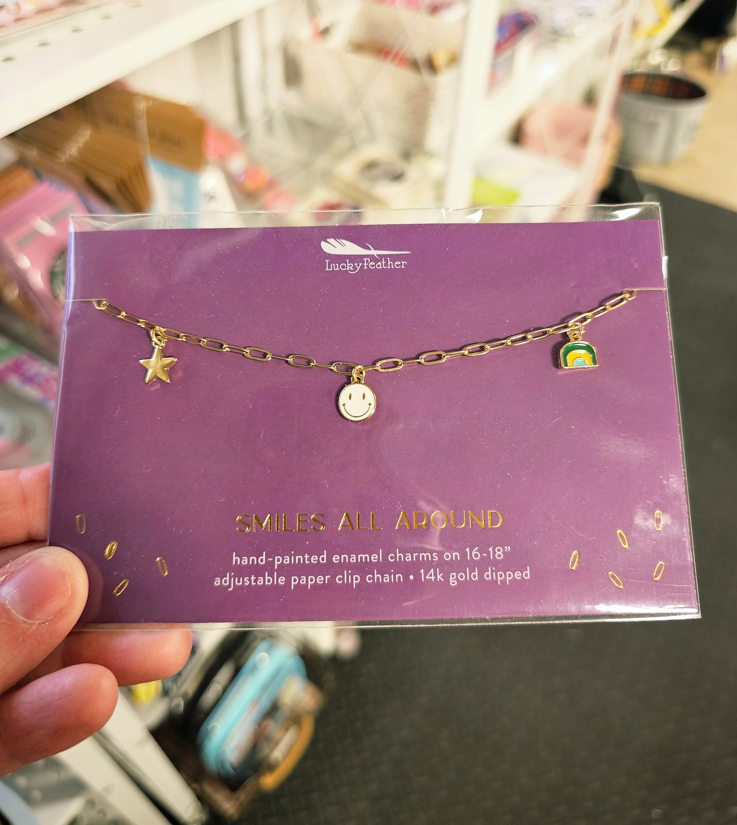 Smiles All Around Charm Necklace