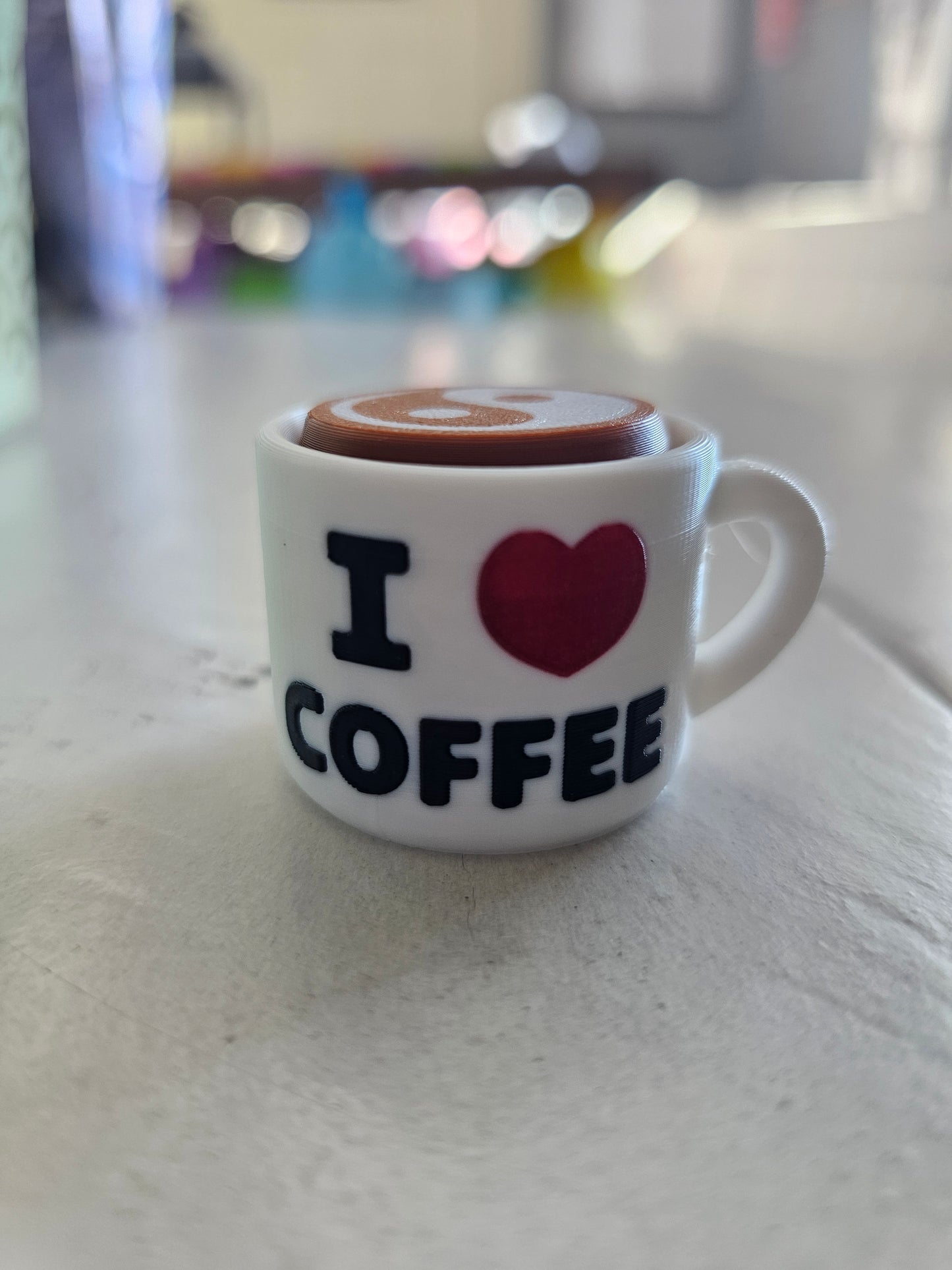 Coffee Mug Keyboard Clicker Fidget