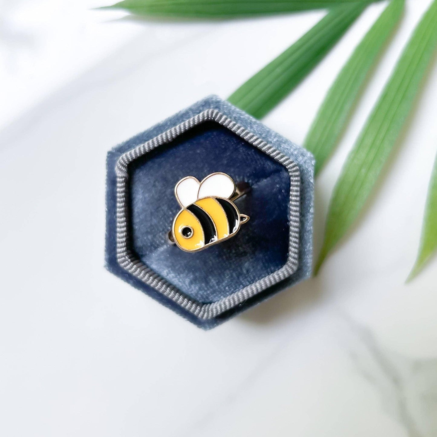 Bee Fidget Spinner Ring - Simply Graced Mama