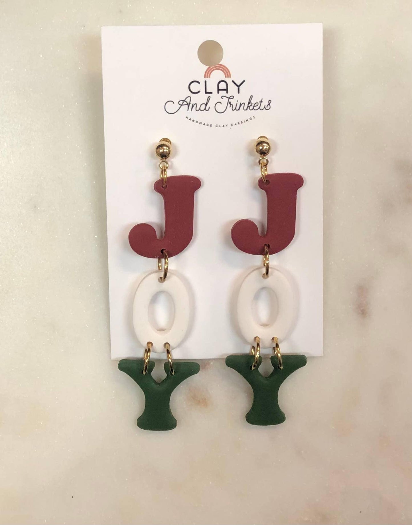 JOY Dangle Earrings - Simply Graced Mama