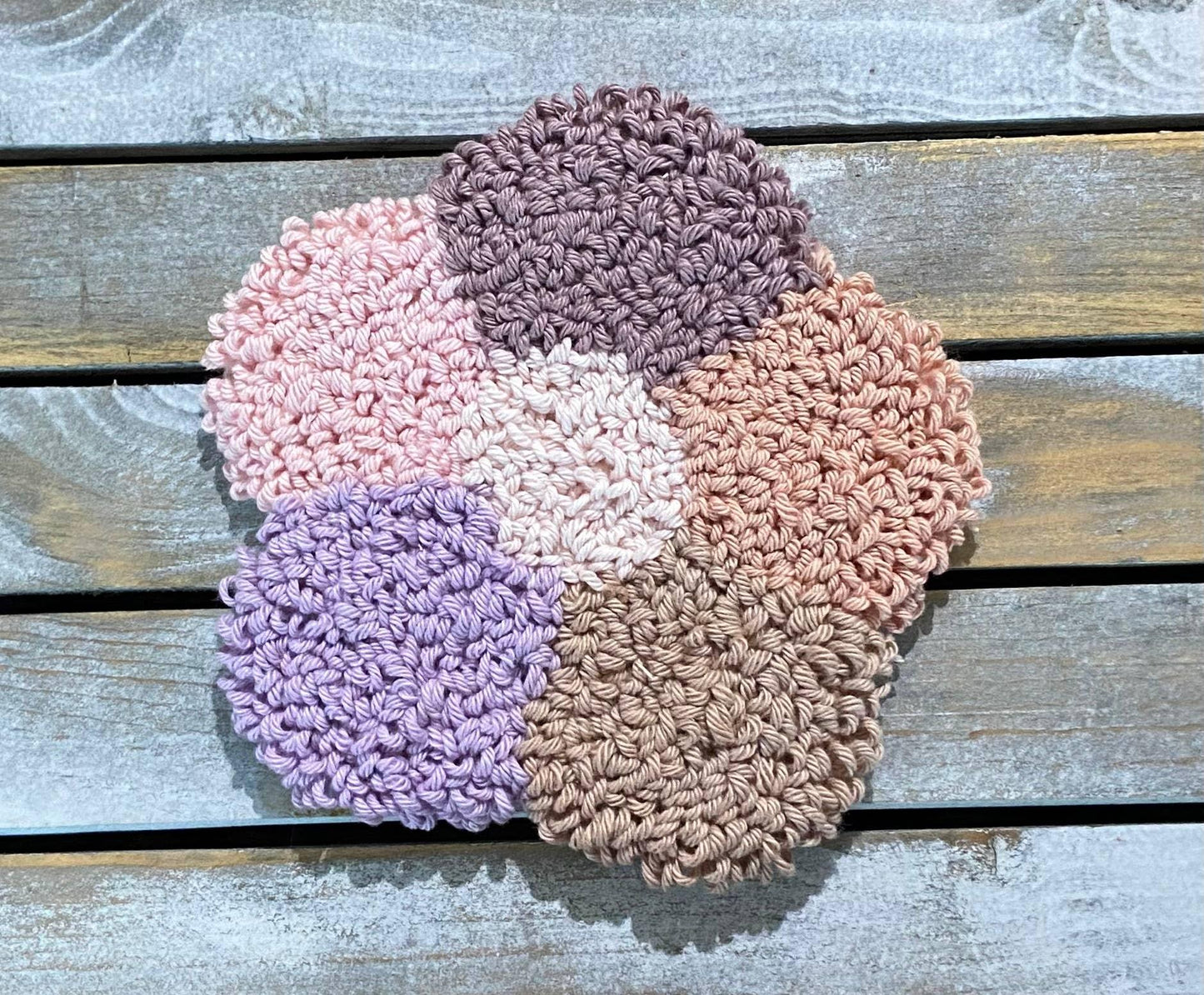 Pastel Flower Mug Rug Coaster - Simply Graced Mama