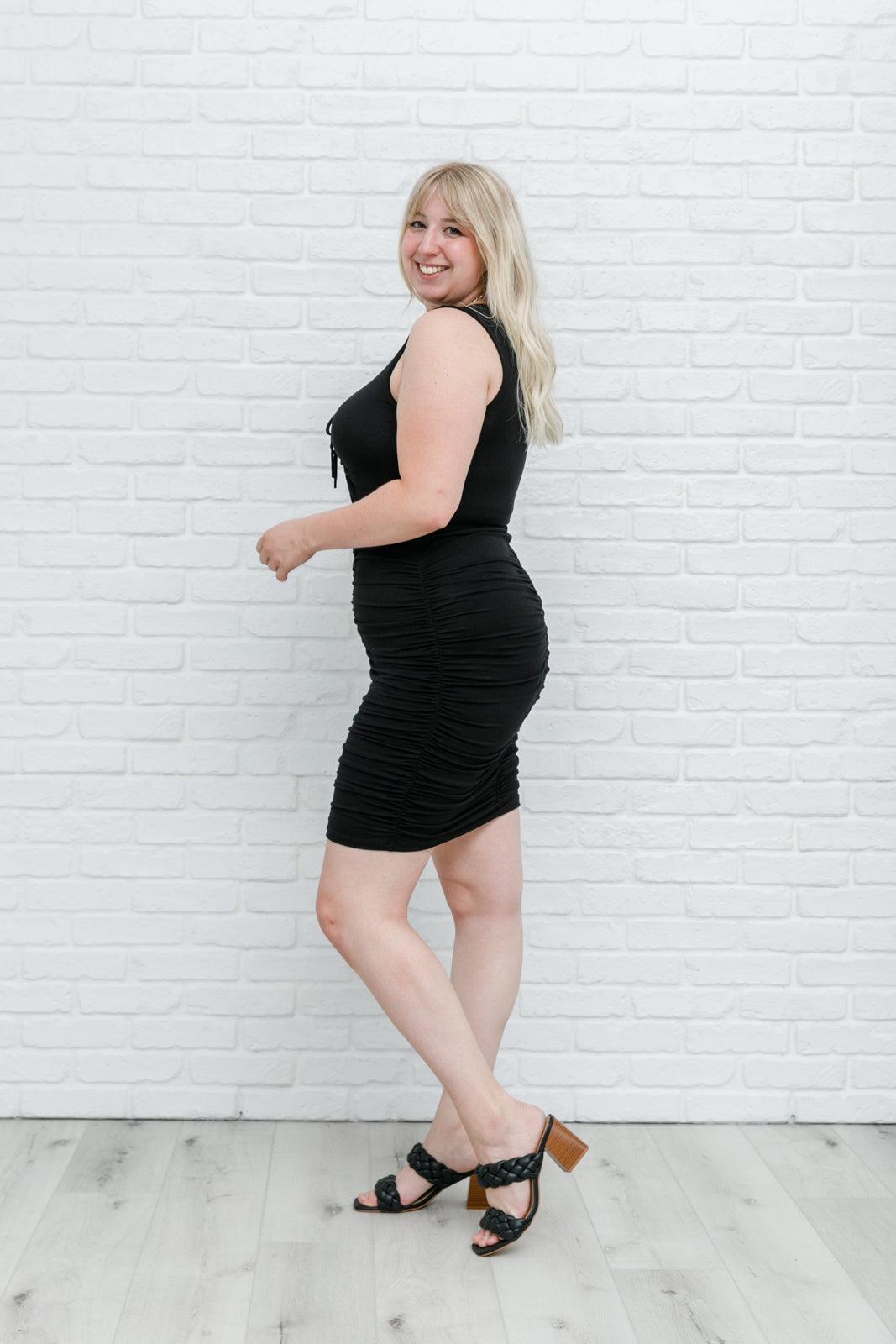 Summer Nights Black Dress - Simply Graced Mama