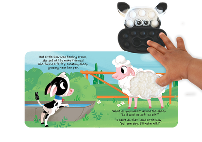 Little Cow Fidget Book - Simply Graced Mama