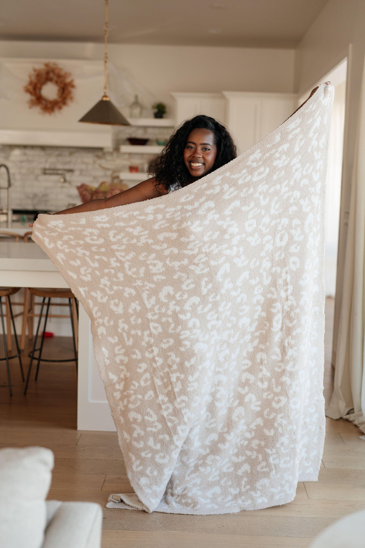 Ari Blanket Single Cuddle Size in Neutral Animal - Simply Graced Mama