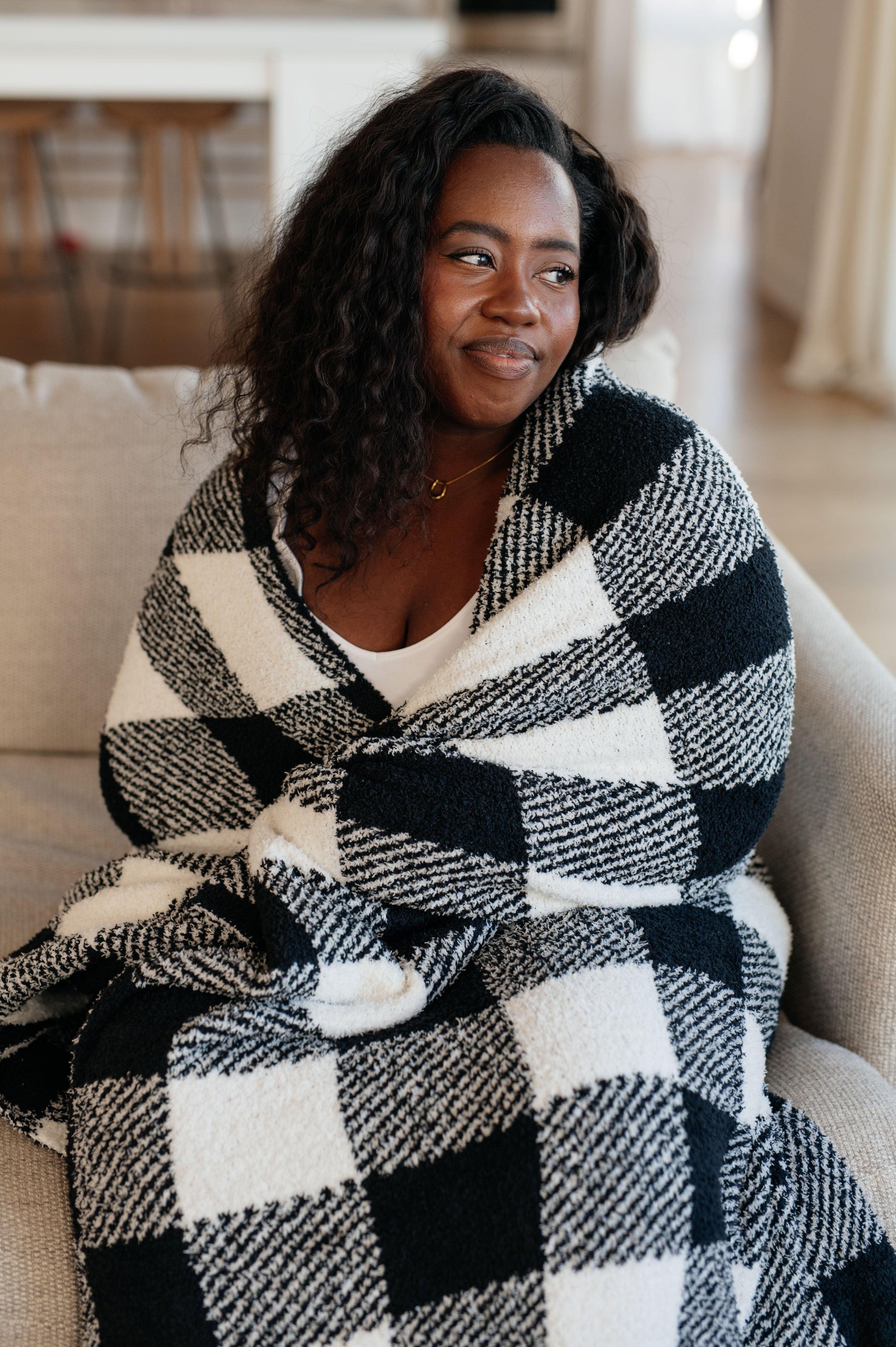 Penny Blanket Single Cuddle Size in Plaid - Simply Graced Mama