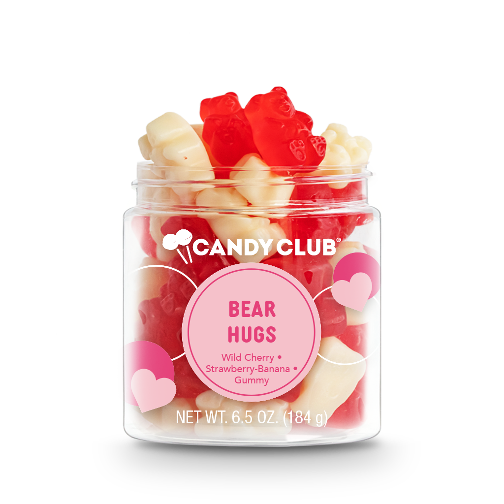 Bear Hugs Strawberry/Banana & Wild Cherry Gummy Bears Candy