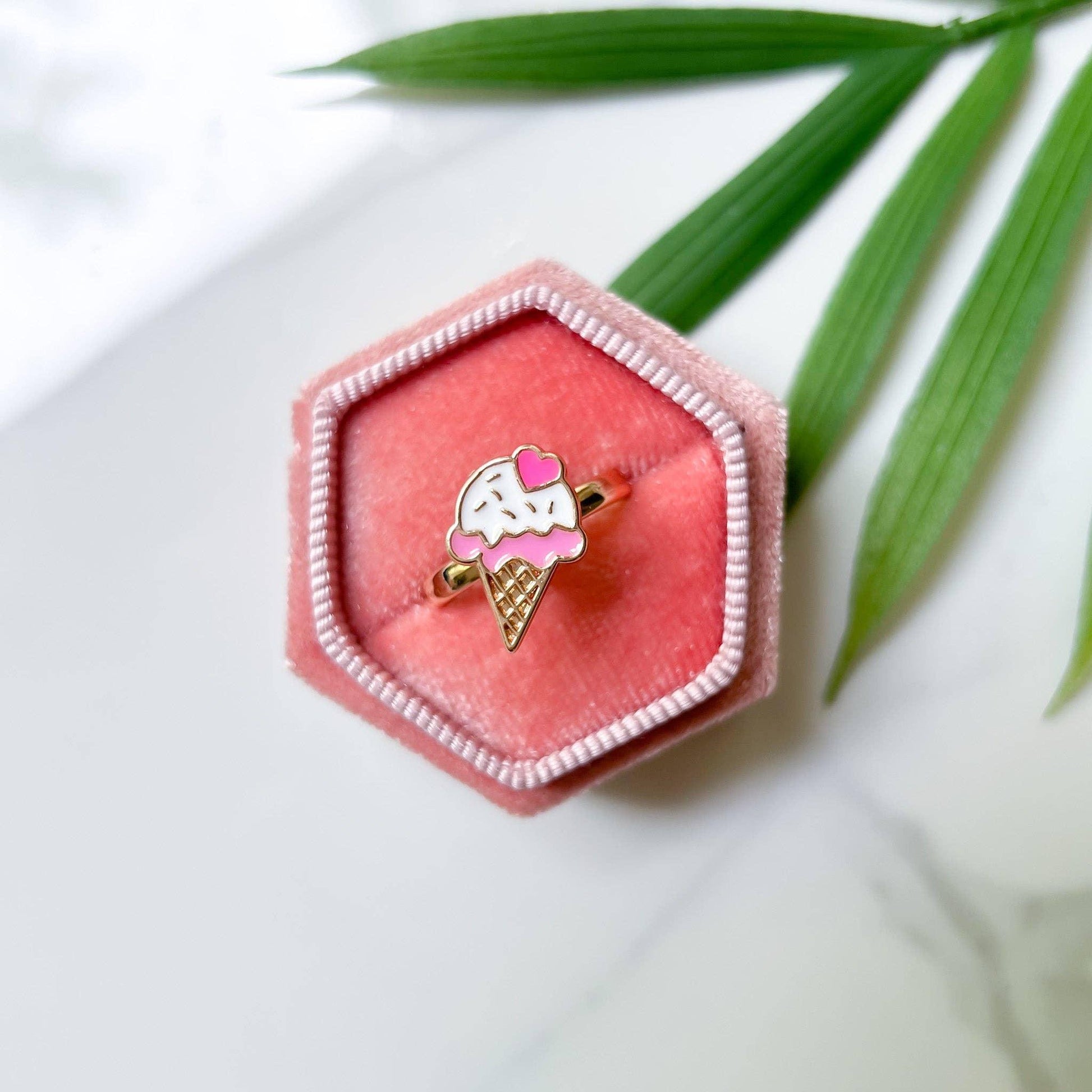 Fidget Spinner Anxiety/Worry Rings - Pink Fox - Simply Graced Mama