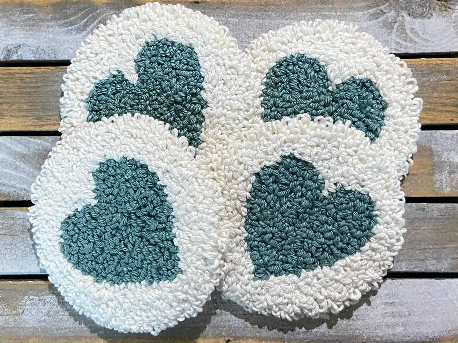 Heart Mug Rug/Coaster - Simply Graced Mama